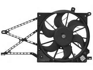 Ventilator chladenia motora