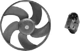 Ventilator chladenia motora