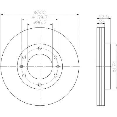 TARCZA HAM. HYUNDAI H1 08-