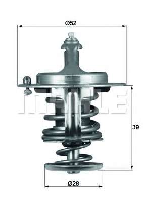 Termostat chladenia