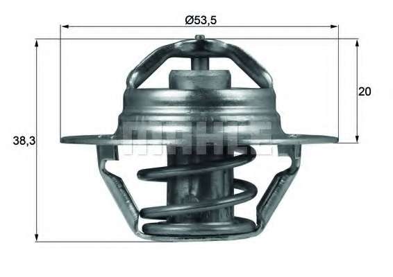 Termostat chladenia