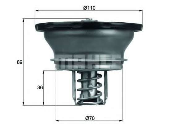 Termostat chladenia