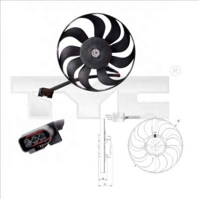 Elektromotor vetraka chladica