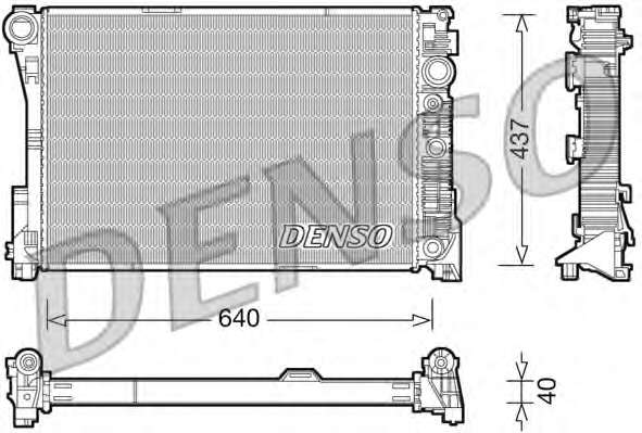 CHLODNICA WODY MERCEDES C-KLASA 01.11-