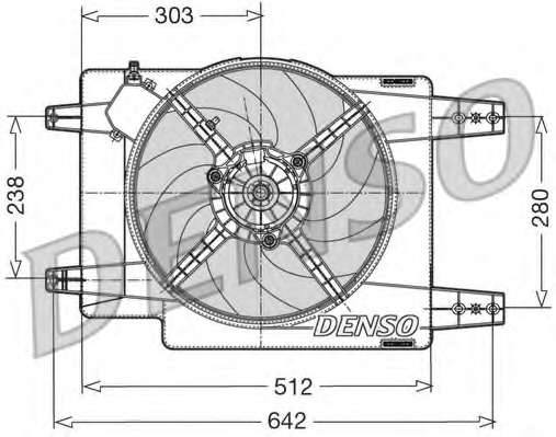 Ventilator chladenia motora