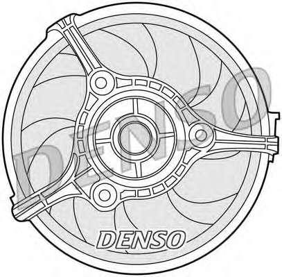 Ventilator chladenia motora
