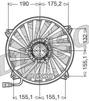 Ventilator chladenia motora