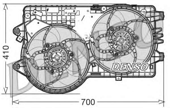 Ventilator chladenia motora