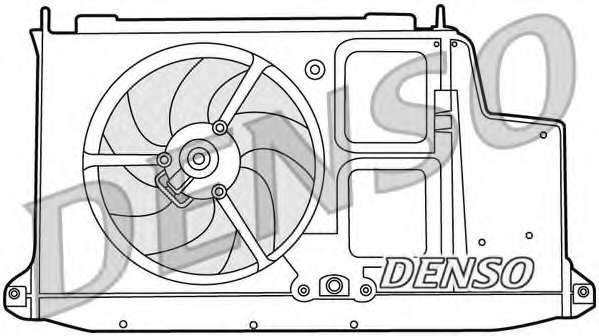 Ventilator chladenia motora