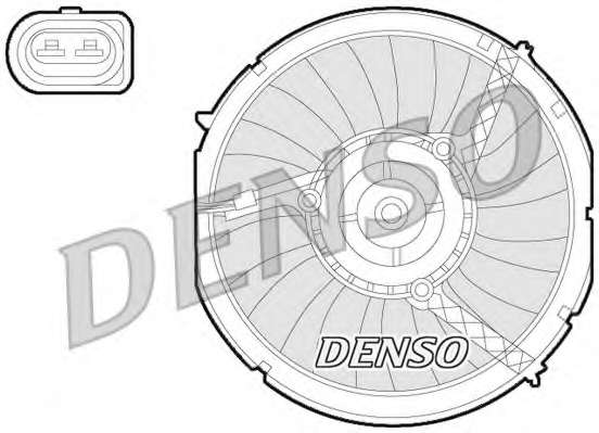Ventilator chladenia motora