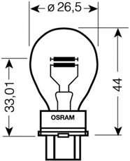 Lampa P27/7W