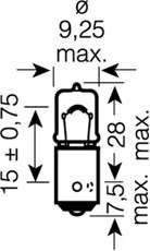 OSRAM ULTRA LIFE H6W 12V 6W Bax 9s