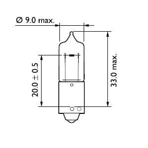 ZAR. HY21W 12V 21W VISION POMARANCZ