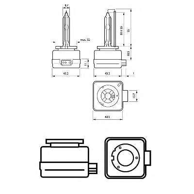 ZAR. XENON  D1S 85V 35W WARRANTY