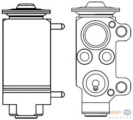 Expanzny ventil klimatizacie