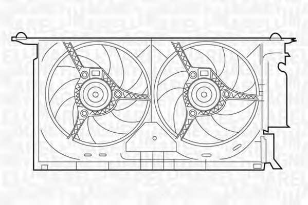 Ventilator chladenia motora