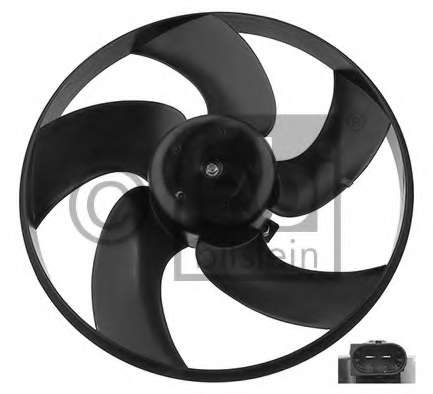 Ventilator chladenia motora