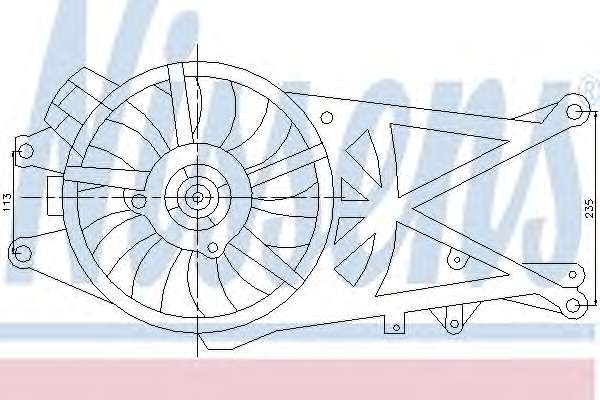 Ventilator kondenzatora klimatizacie