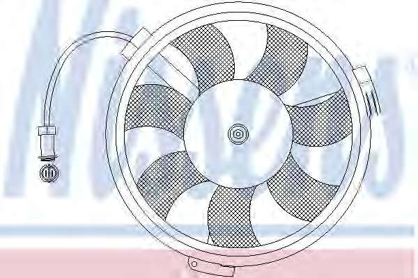 Ventilator chladenia motora